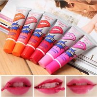Hot Glitter 6 Colors Lip Gloss Waterproof Peel Off Liquid Tint Matte Long Lasting Lipstick Makeup Clear Lip Gloss