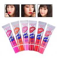 Hot Glitter 6 Colors Lip Gloss Waterproof Peel Off Liquid Tint Matte Long Lasting Lipstick Makeup Clear Lip Gloss