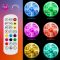 Led Lights Strip RGB LED Strip Music Sync Color Changing LED Strip Lights APP Bluetooth Control Remote LED Lights for Bedroom TV Room Party and Home Decoration