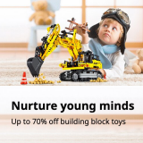 Children Montessori Toy Building Blocks Robot Desert Racing Car DIY Educational Toys Ackermann Steering Cylinder piston linkage Kids Gift