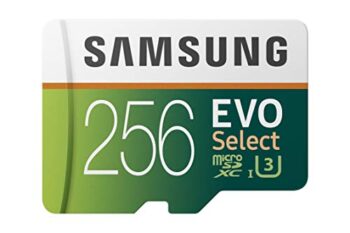 Samsung 256GB 100MB/s MicroSDXC EVO Select Memory Card with Full-Size Adapter