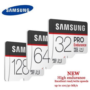 Samsung PRO Endurance 64GB 100MB/s – MicroSDXC Memory Card with Adapter